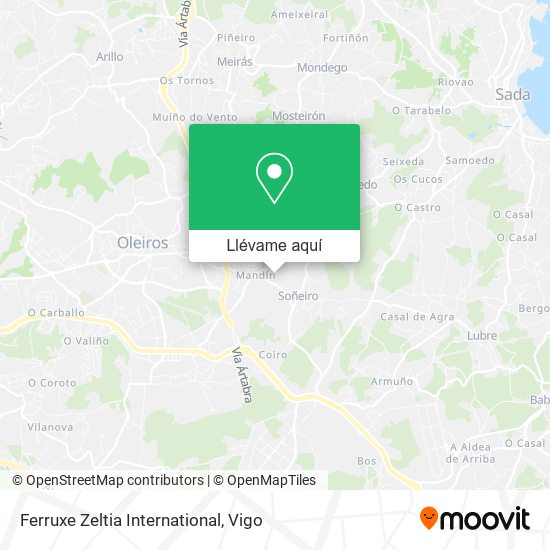 Mapa Ferruxe Zeltia International