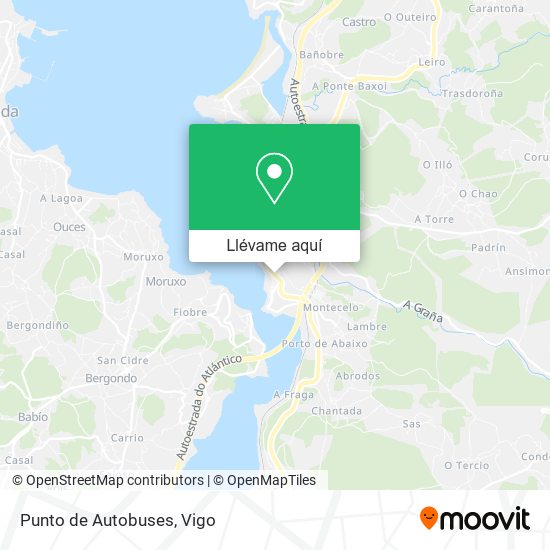 Mapa Punto de Autobuses