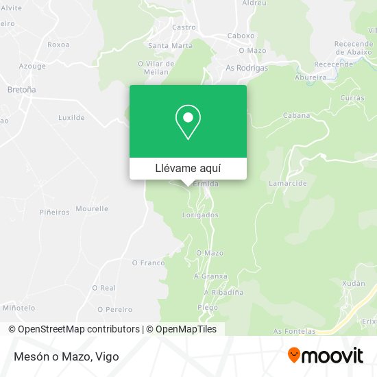 Mapa Mesón o Mazo