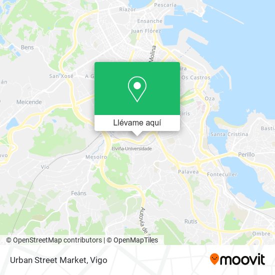 Mapa Urban Street Market
