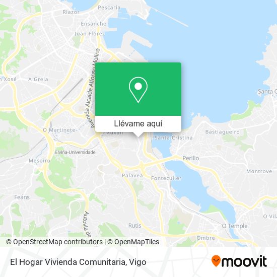 Mapa El Hogar Vivienda Comunitaria