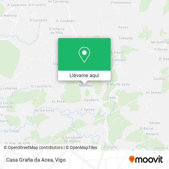 Mapa Casa Graña da Acea
