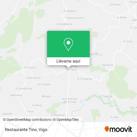 Mapa Restaurante Tino