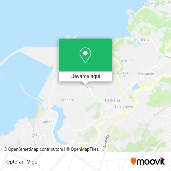 Mapa Optolan