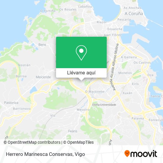 Mapa Herrero Marinesca Conservas