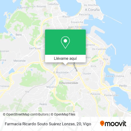 Mapa Farmacia Ricardo Souto Suárez Lonzas, 20