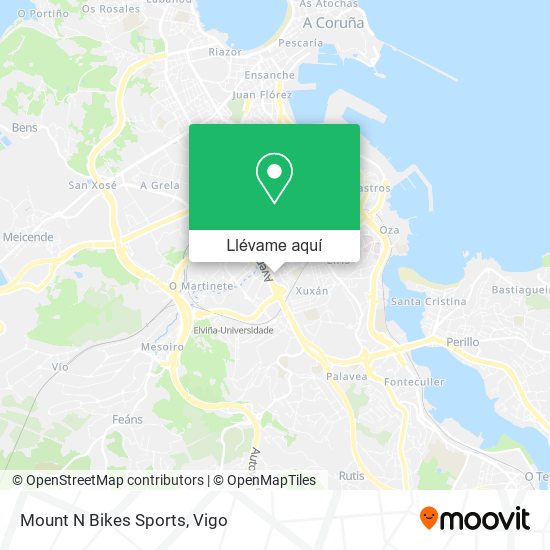 Mapa Mount N Bikes Sports