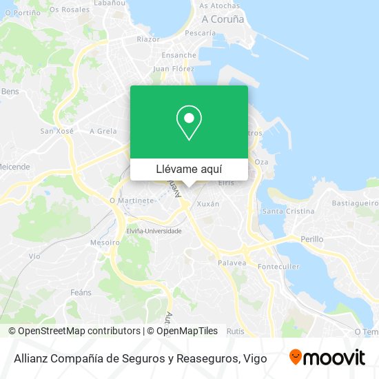 Mapa Allianz Compañía de Seguros y Reaseguros