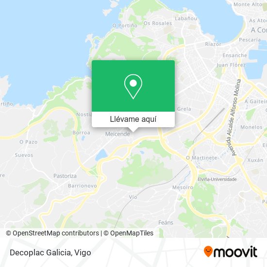 Mapa Decoplac Galicia