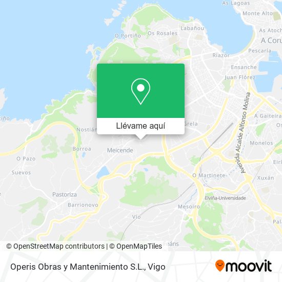 Mapa Operis Obras y Mantenimiento S.L.