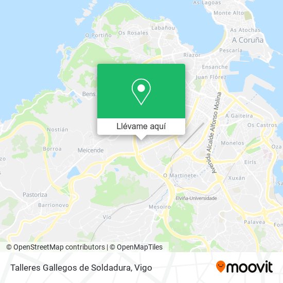 Mapa Talleres Gallegos de Soldadura