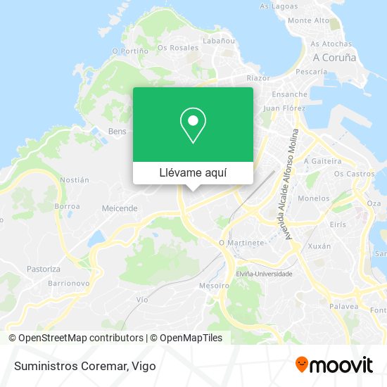 Mapa Suministros Coremar