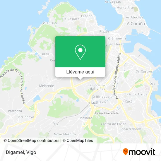 Mapa Digamel