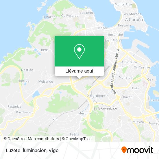Mapa Luzete Iluminación