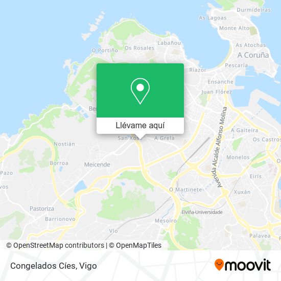 Mapa Congelados Cíes