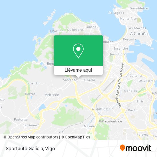 Mapa Sportauto Galicia