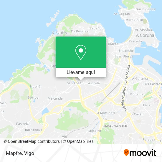 Mapa Mapfre
