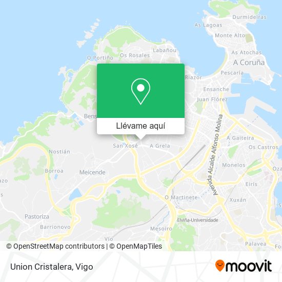 Mapa Union Cristalera