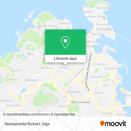 Mapa Restaurante Rickert
