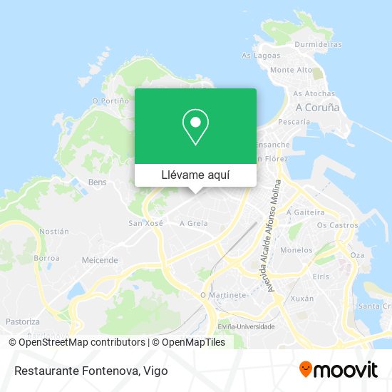 Mapa Restaurante Fontenova