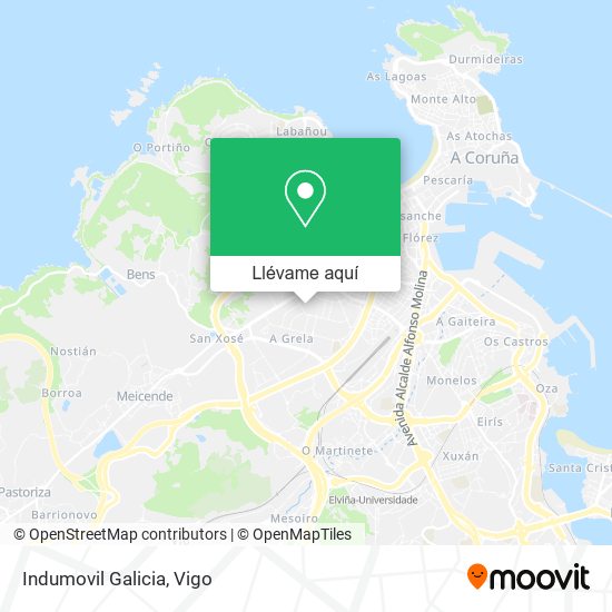Mapa Indumovil Galicia