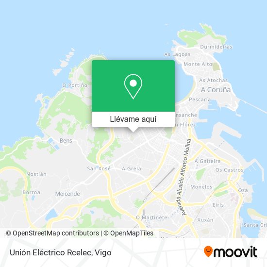 Mapa Unión Eléctrico Rcelec