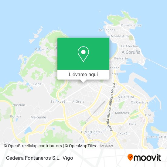 Mapa Cedeira Fontaneros S.L.