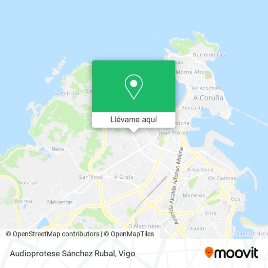 Mapa Audioprotese Sánchez Rubal