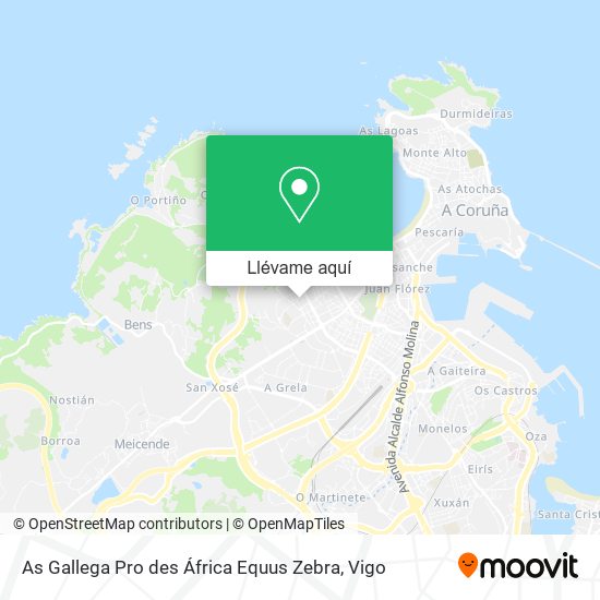 Mapa As Gallega Pro des África Equus Zebra