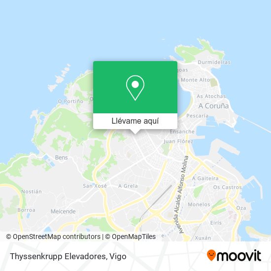Mapa Thyssenkrupp Elevadores