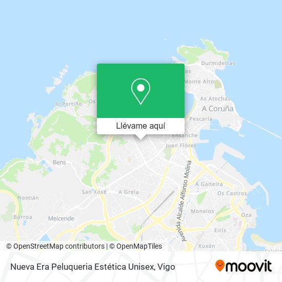 Mapa Nueva Era Peluqueria Estética Unisex