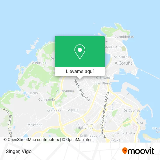 Mapa Singer