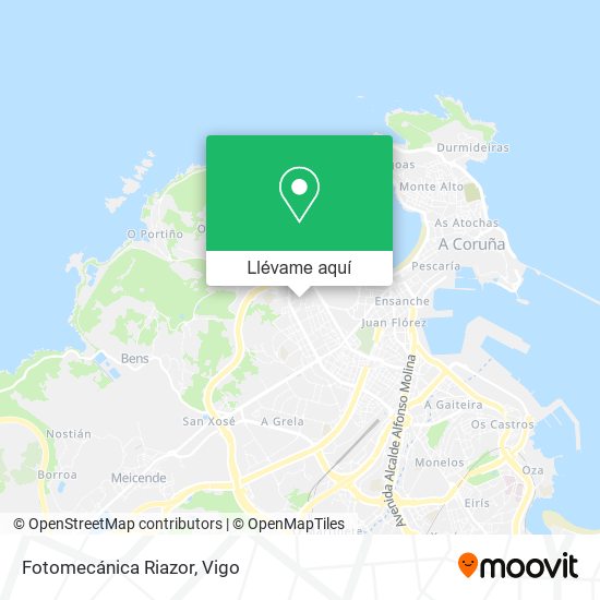 Mapa Fotomecánica Riazor