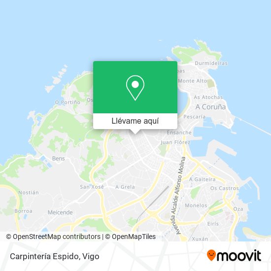 Mapa Carpintería Espido