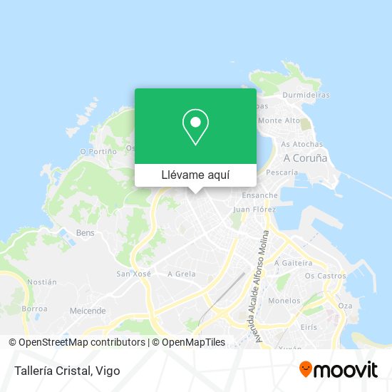 Mapa Tallería Cristal