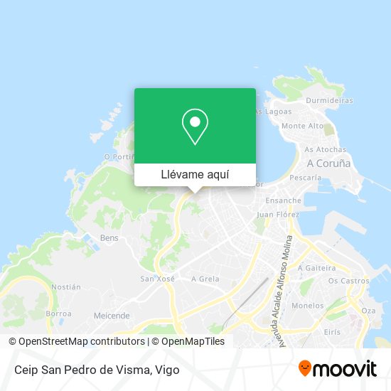 Mapa Ceip San Pedro de Visma