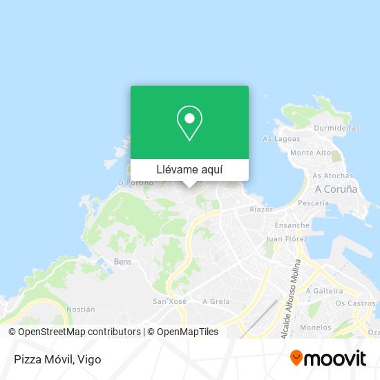 Mapa Pizza Móvil