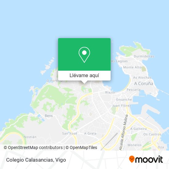 Mapa Colegio Calasancias