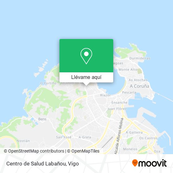 Mapa Centro de Salud Labañou