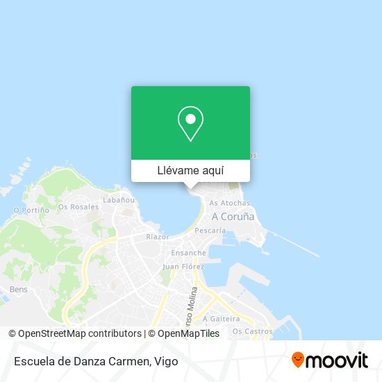 Mapa Escuela de Danza Carmen