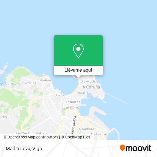 Mapa Madía Leva
