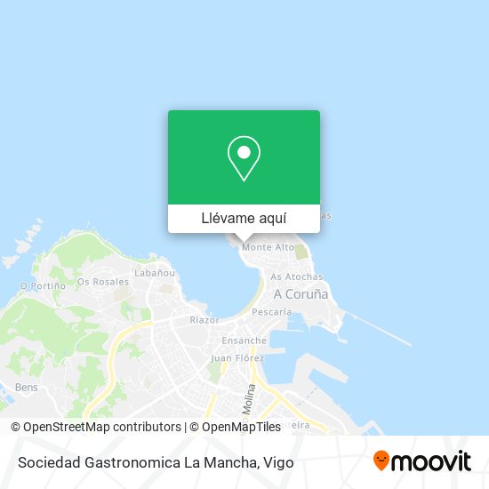 Mapa Sociedad Gastronomica La Mancha