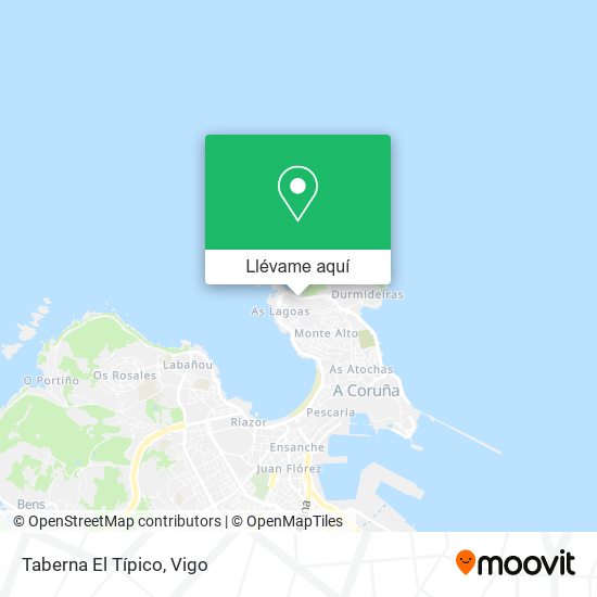 Mapa Taberna El Típico