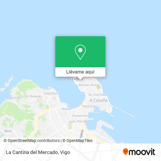 Mapa La Cantina del Mercado