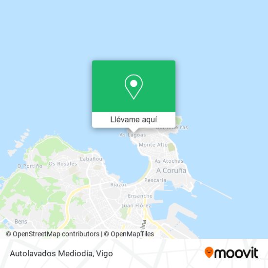 Mapa Autolavados Mediodía