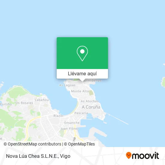 Mapa Nova Lúa Chea S.L.N.E.