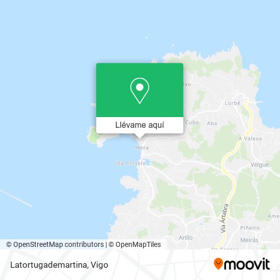 Mapa Latortugademartina