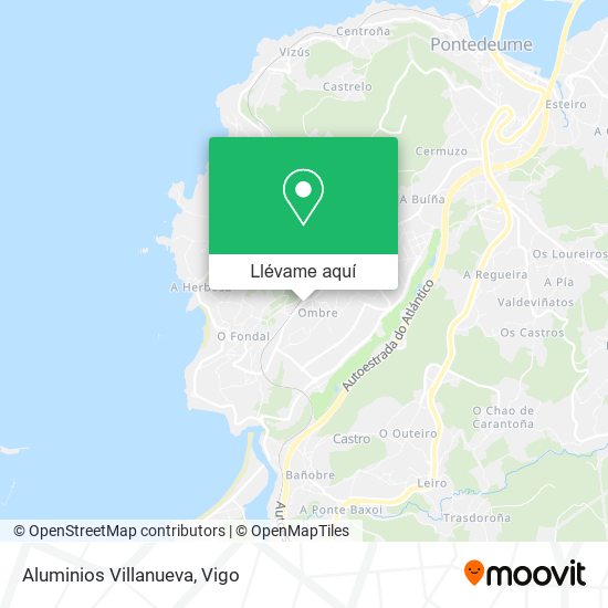 Mapa Aluminios Villanueva