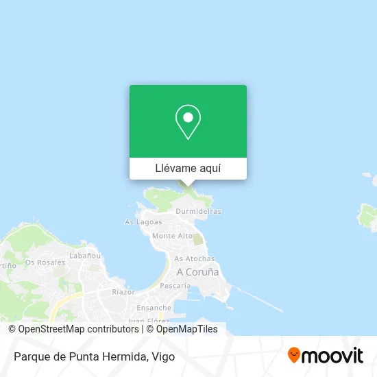 Mapa Parque de Punta Hermida