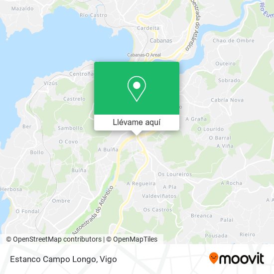 Mapa Estanco Campo Longo